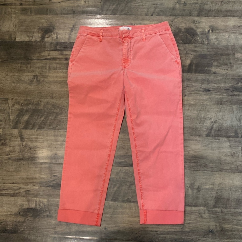 Sundry Salmon pink chinos crop  pants